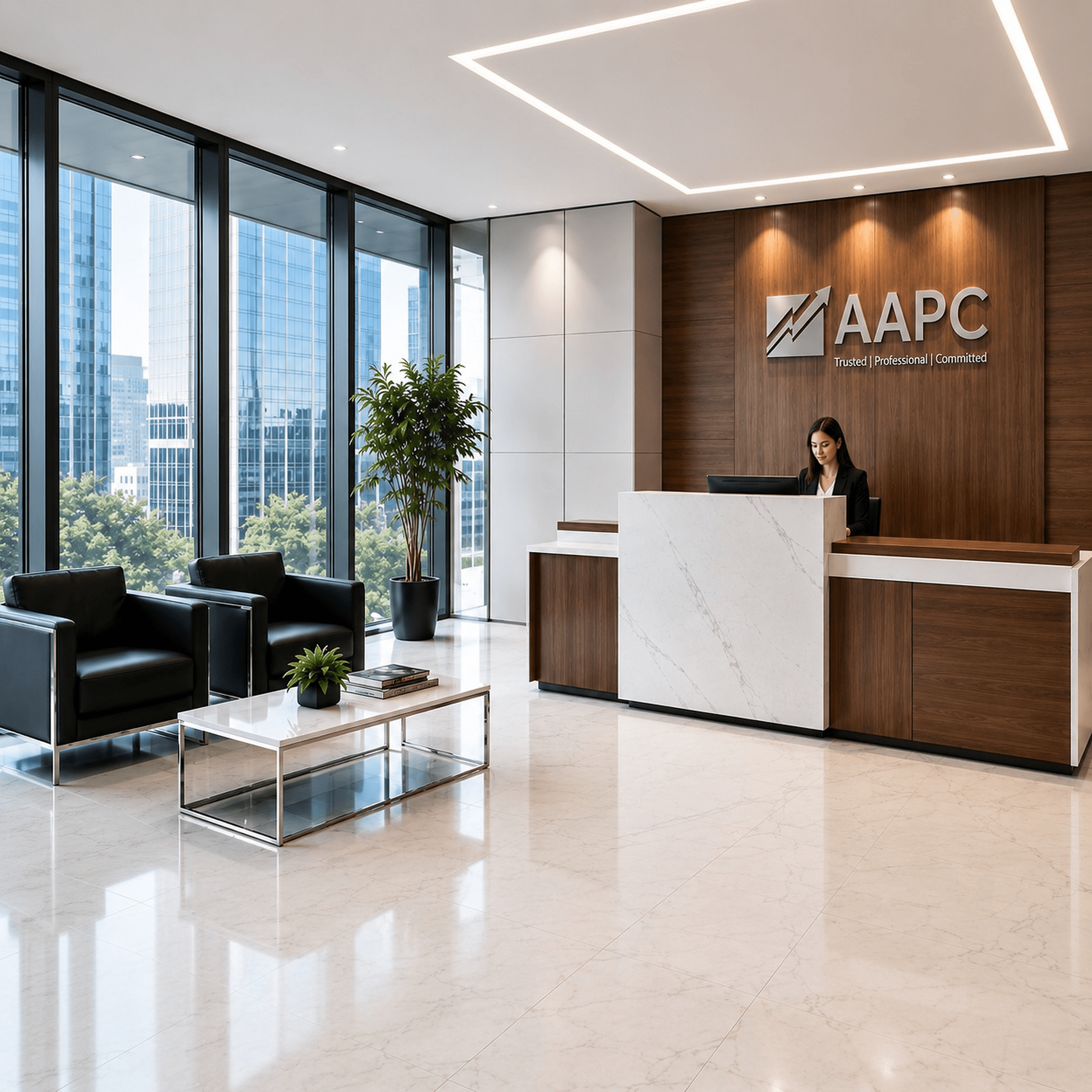 AAPC office reception